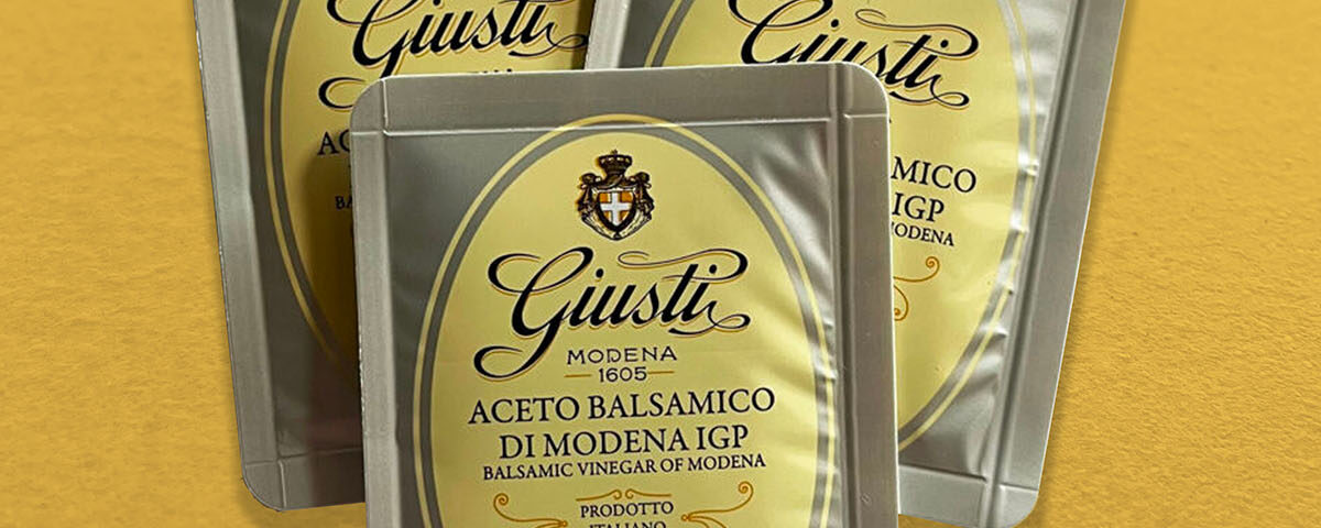 Giusti balsamic vinegar single dose Easysnap