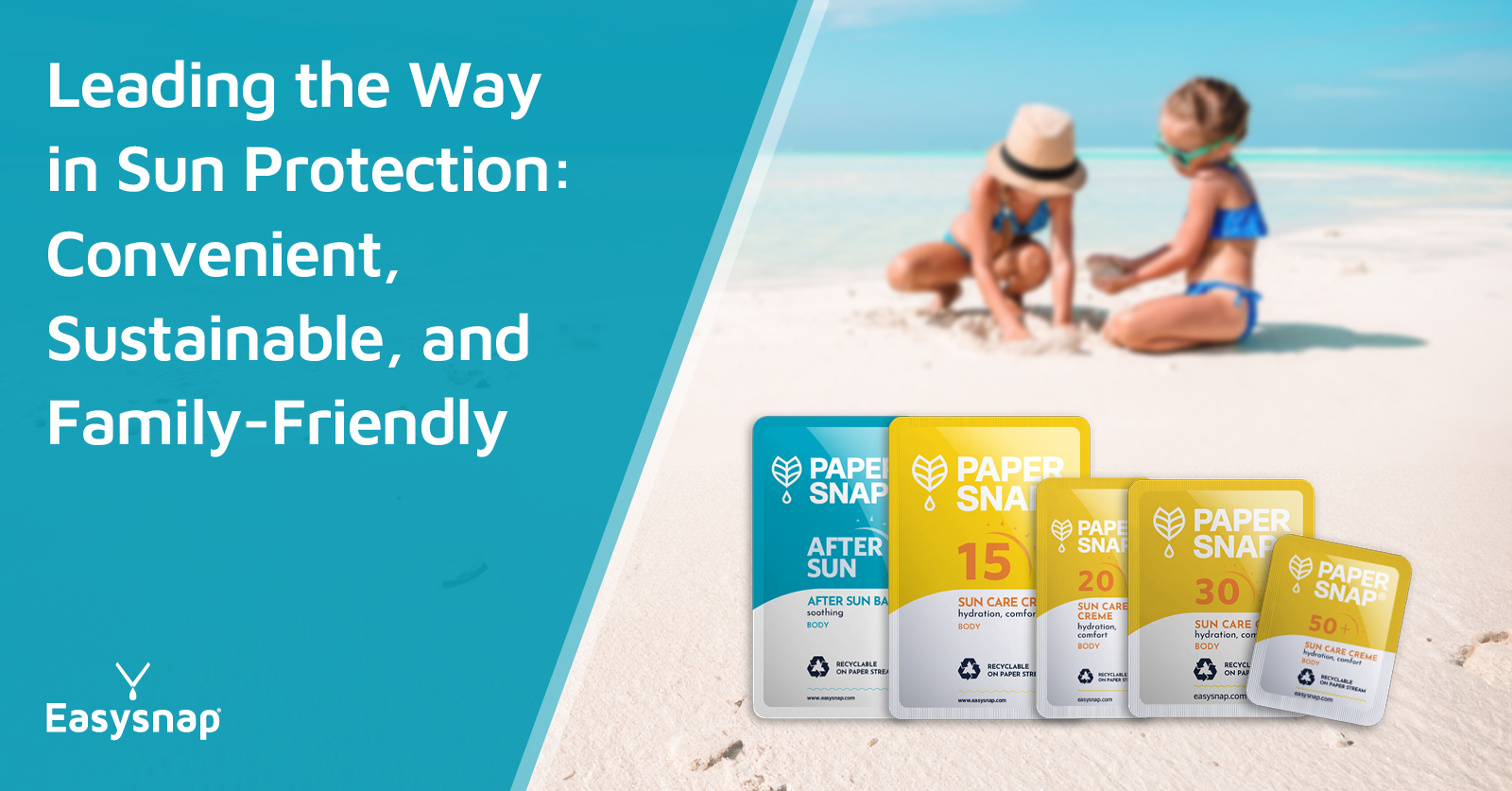 Packaging for Sunscreen Easysnap Single Dose