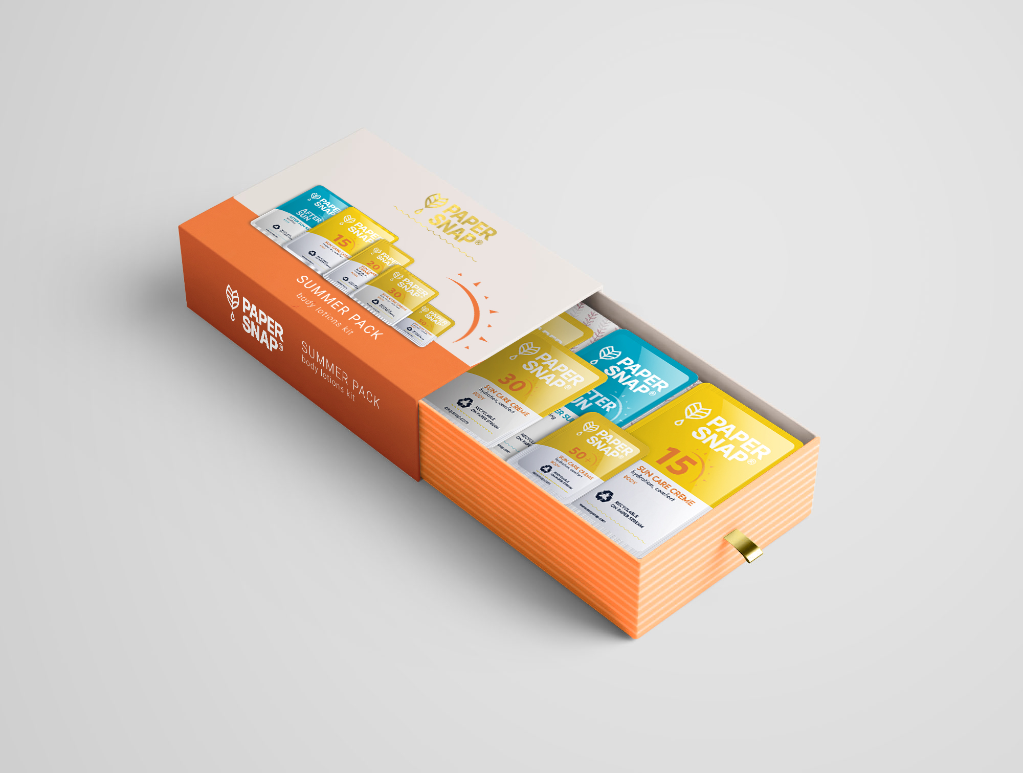 Packaging for Sunscreen Single Dose Kit