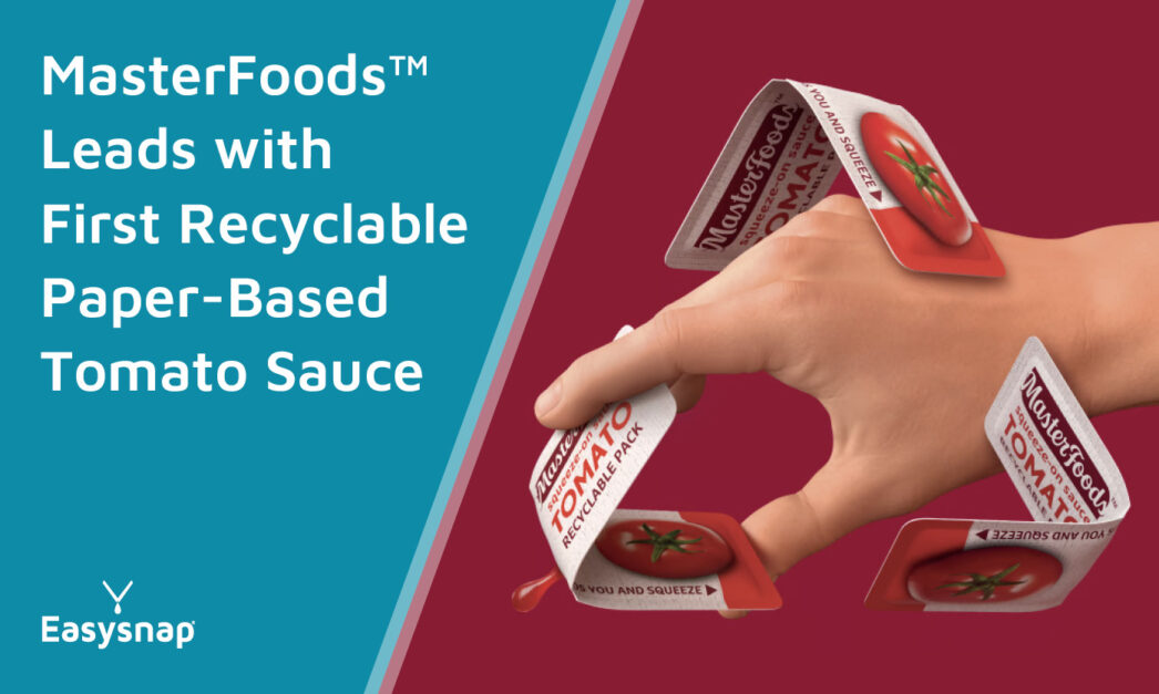 Masterfoods Tomato Sauce in Papersnap Easysnap Technology