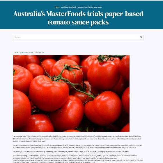 Packaging Connections Easysnap Masterfoods