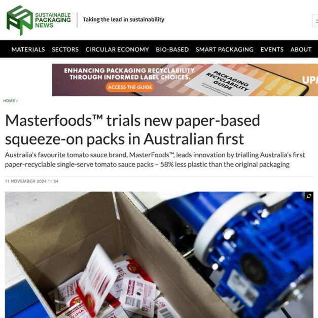 Sustainable Packaging News Easysnap Masterfoods