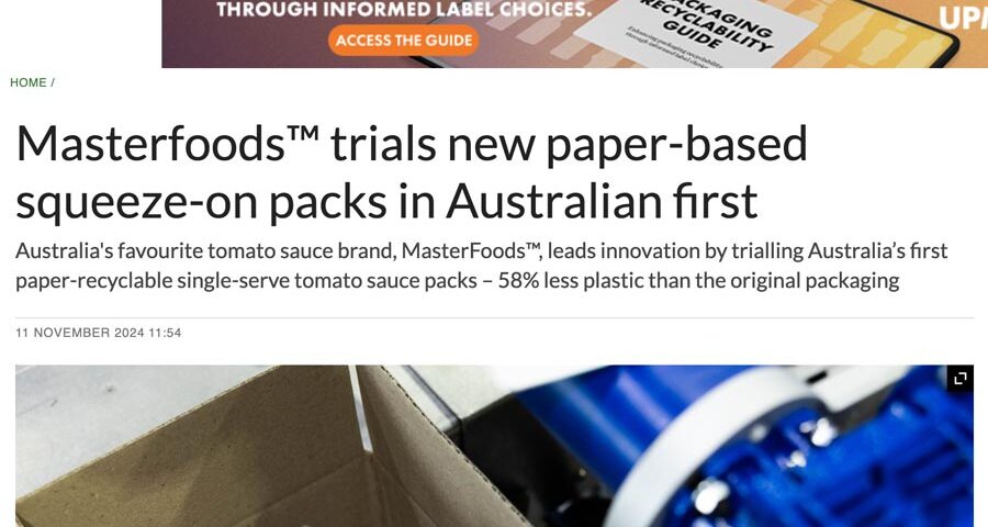 Sustainable Packaging News Easysnap Masterfoods