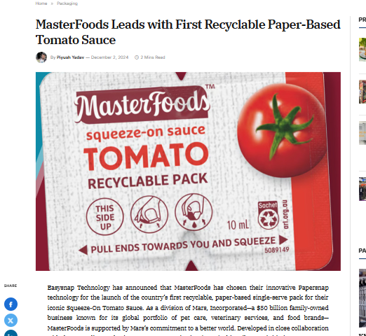 Food Infotech Masterfoods Easysnap